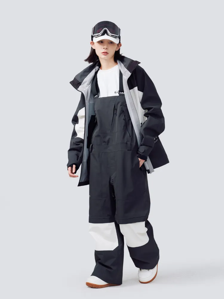 Randompow 3L Panda Colorblock Snowsuits - Unisex