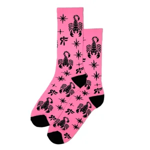 RokFit Pink Emperor Crew Sock