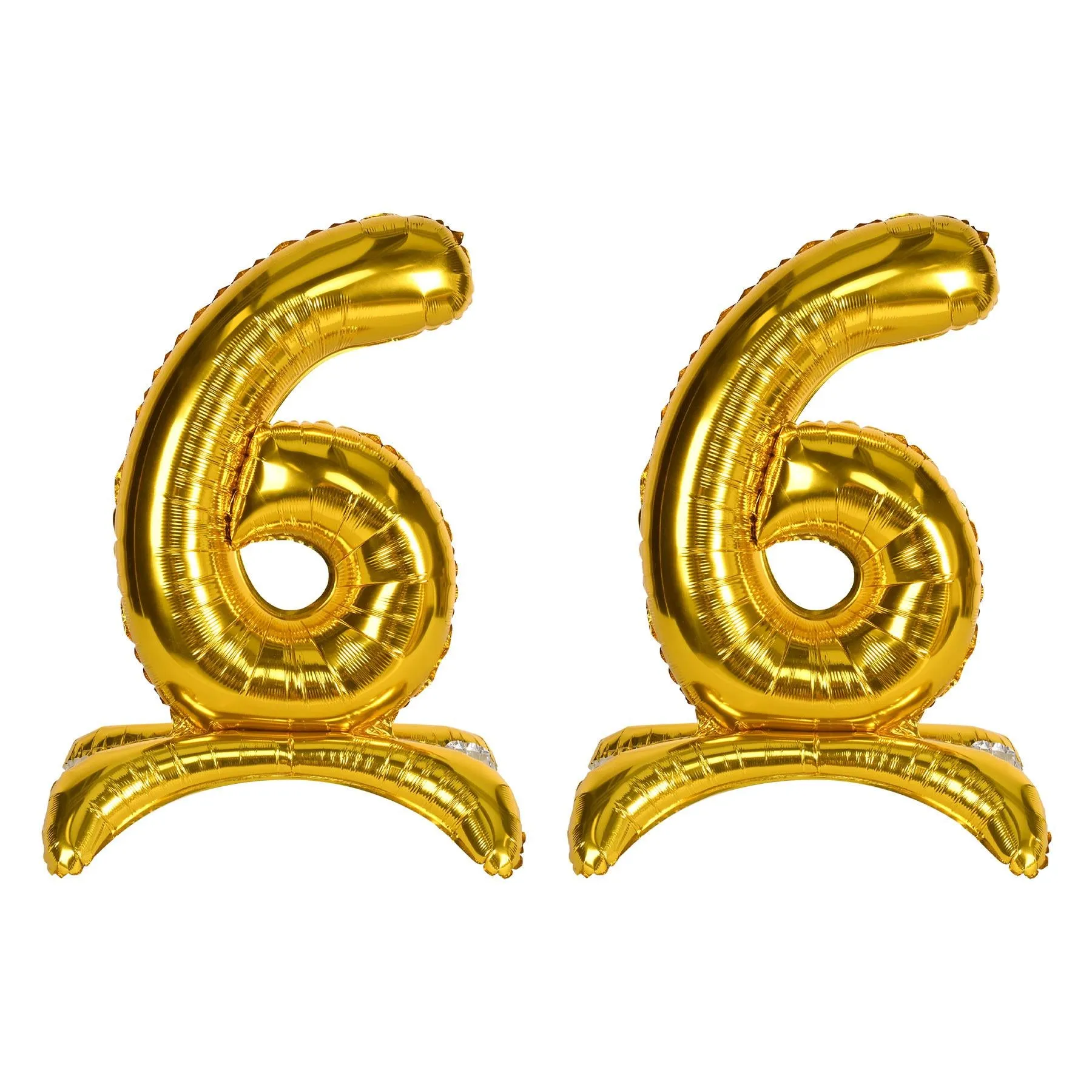 Self-Standing Balloon Number 6 (6 Packages)