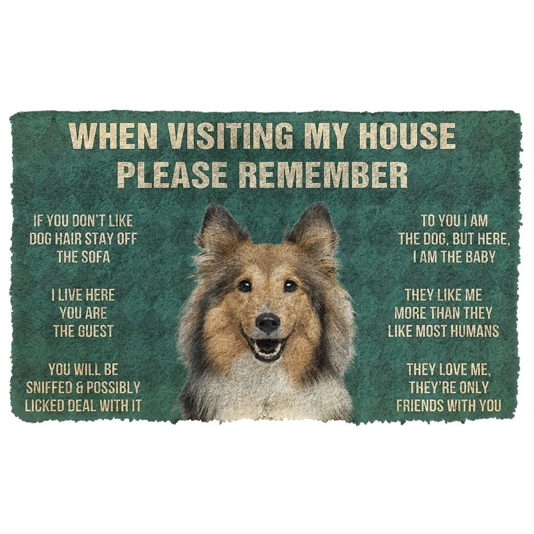 Sheltie Rules mats by Style's Bug