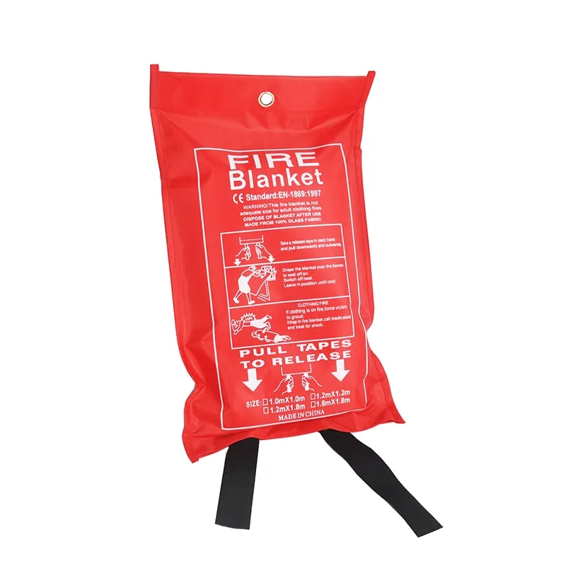 TheWellBeing Safety Fire Blanket - Emergency Fiberglass Fire Shelter