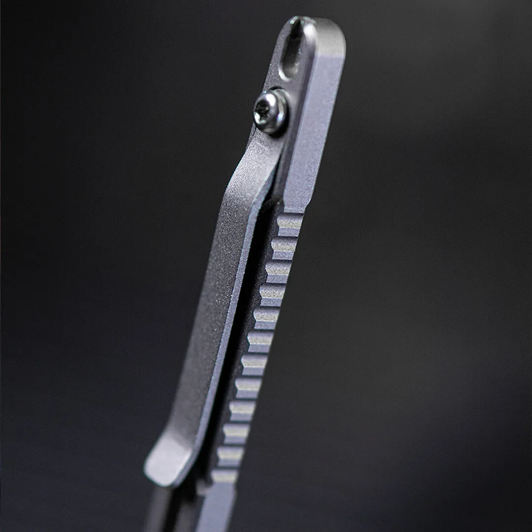 Titanium Utility Keychain Knife: Portable, Straight-Handled, Emergency Survival Tool