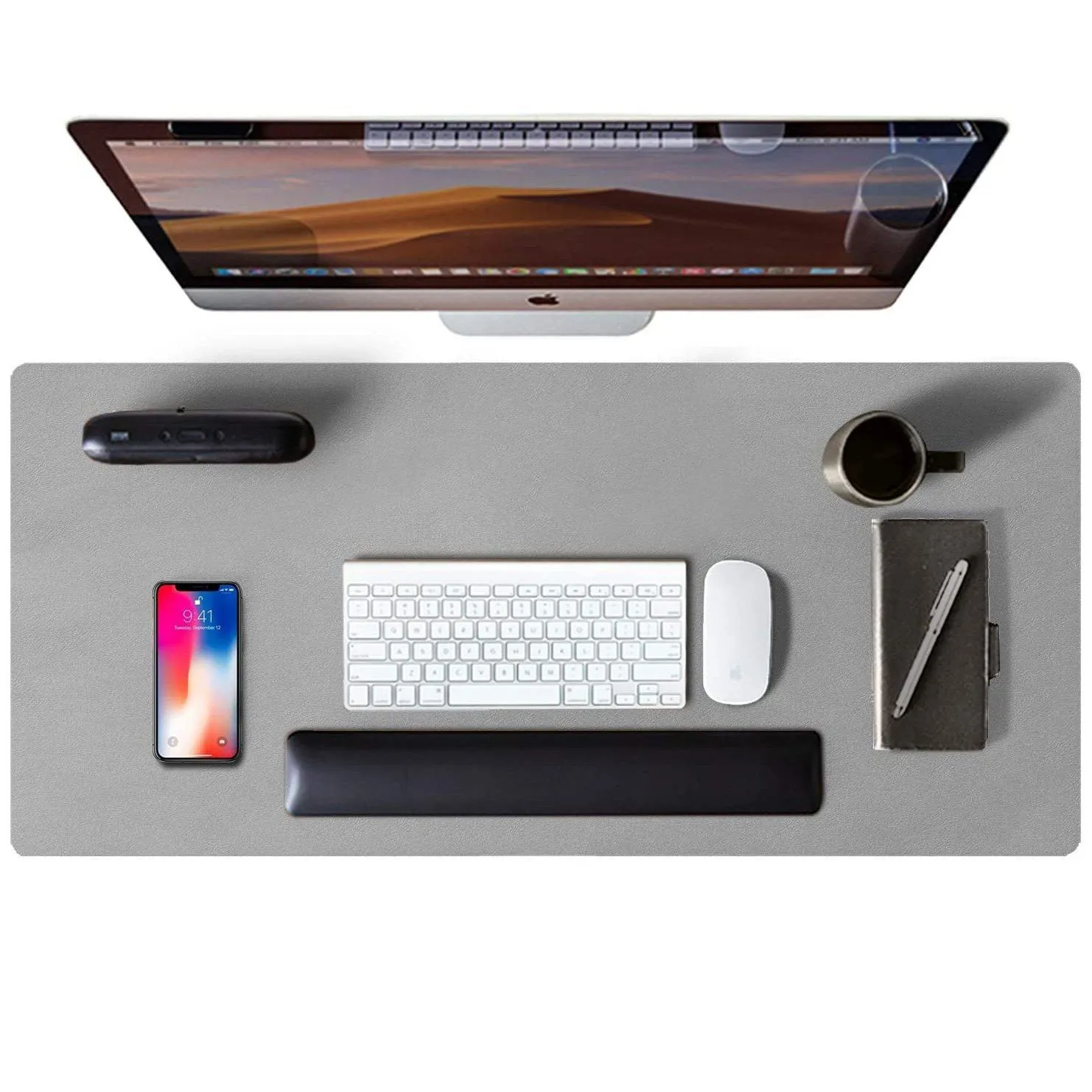 Waterproof Leather Desk Writing Pad for Office and Home