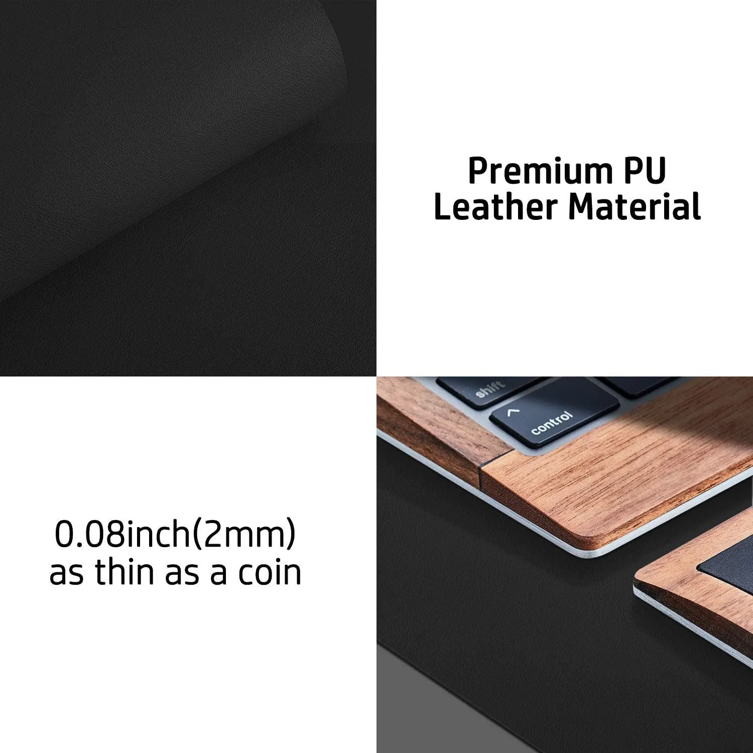 Waterproof Leather Desk Writing Pad for Office and Home