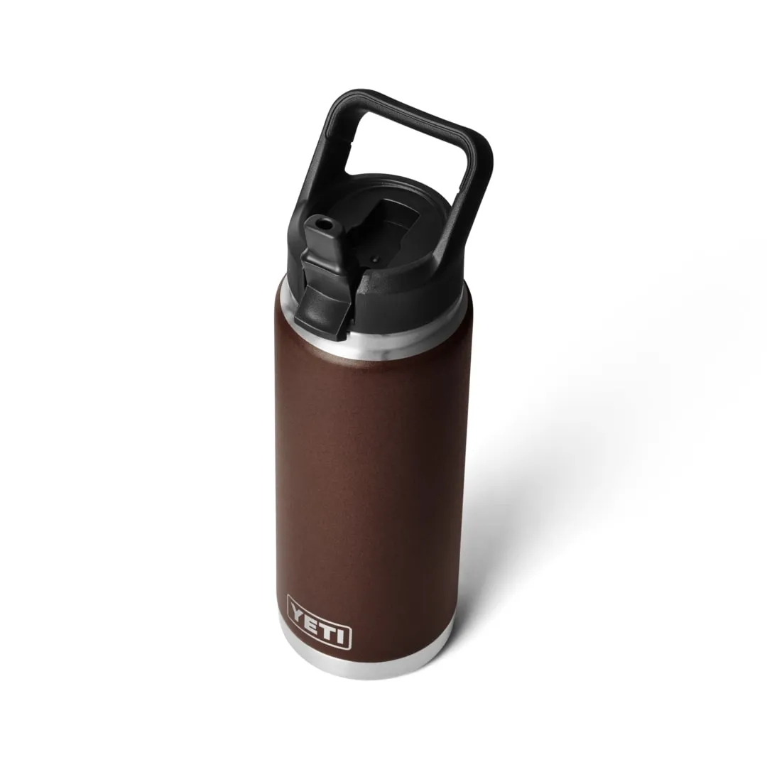 YETI Rambler Straw Bottle 26oz Wetlands Brown