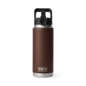 YETI Rambler Straw Bottle 26oz Wetlands Brown